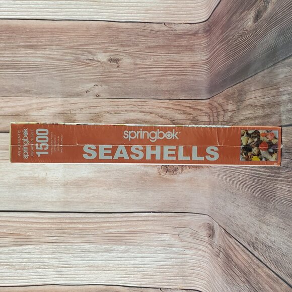 New Springbok Seashells Conchas Del Mar 1500 Pieces Jigsaw Puzzle 28.75"x36" - Picture 5 of 15